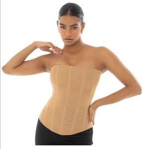 Are You Am I Sunniva Corset in nude
